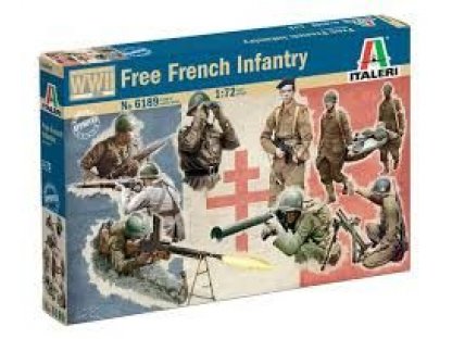 ITALERI 1/72 Figurki WWII-Free French Infantr