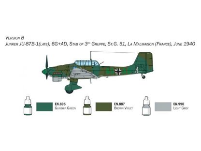 ITALERI 1/72 Ju 87B Stuka Complete Set