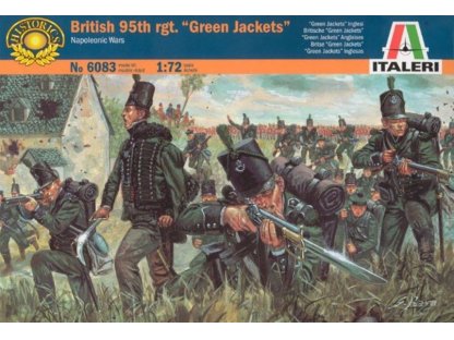 ITALERI 1/72 Napoleonic Wars: British 95th Regiment, Green Jackets