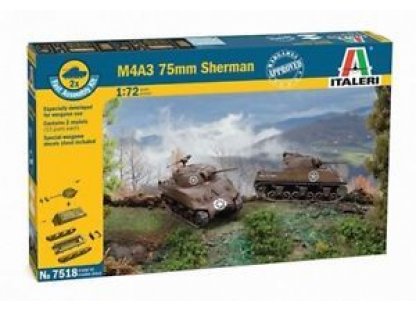 ITALERI 1/72 Sherman M4A3 75mm