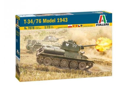 ITALERI 1/72 T-34/76 Model 1943
