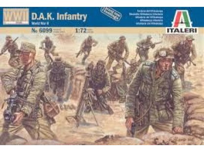 ITALERI 1/72 WWII D.A.K Infantry
