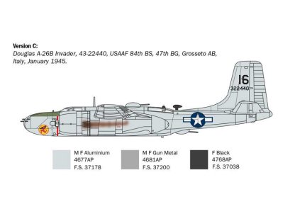 ITALERI 1274 1/72 A-26A/B Invader