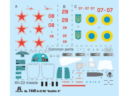 ITALERI 1440 1/72 Tu-22M3 BACKFIRE C 