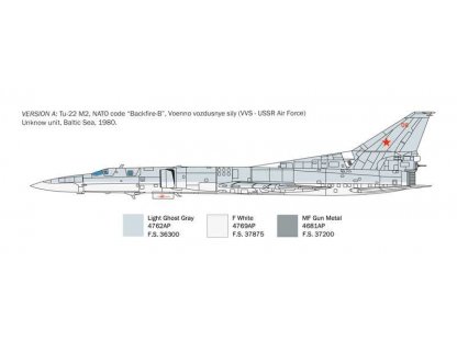 ITALERI 1440 1/72 Tu-22M3 BACKFIRE C 