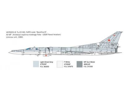 ITALERI 1440 1/72 Tu-22M3 BACKFIRE C 