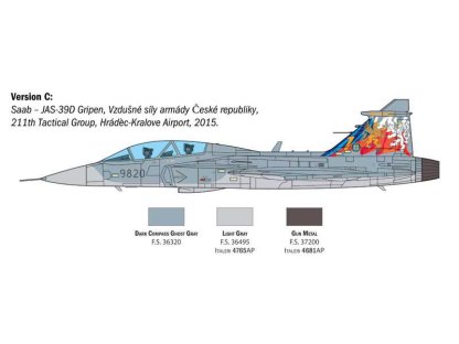 ITALERI 2664 1/48 JAS-39D Gripen 