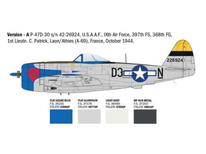 ITALERI I2835 1/48 P-47D Thunderbolt European Theatre