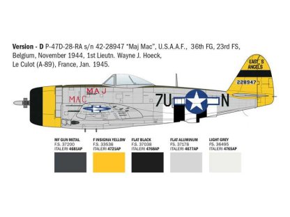 ITALERI I2835 1/48 P-47D Thunderbolt European Theatre