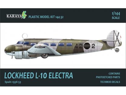KARAYA 1/144 144-32 Lockheed L-10 Electra Spain 1936-53