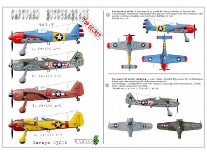 KARAYA 1/32 Decals Captured Butcherbirds Vol.V