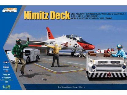 KINETIC 1/48 Carrier Deck/GSE W/ T45