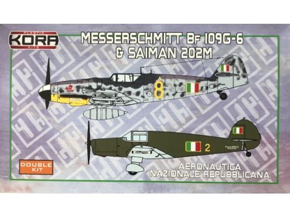 KORA MODELS 1/72 Bf 109G-6 Saiman 202M ANR service 2in1