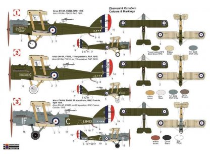 KOVOZÁVODY 1/72 Airco DH-9A RAF