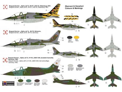 1/72 Alpha Jet A 'Luftwaffe' (3x camo)