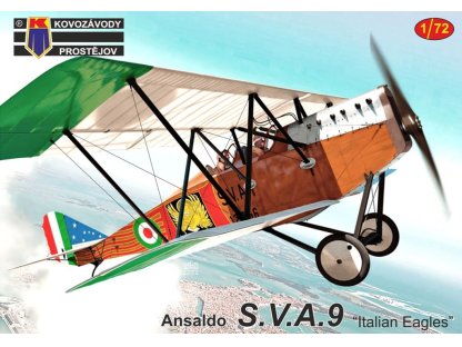 KOVOZÁVODY 1/72 Ansaldo SVA 9 Italian Eagles 3x camo