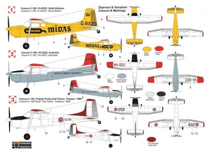 KOVOZÁVODY 1/72 Cessna C-180 Special Markings