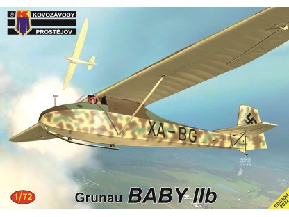 KOVOZÁVODY 1/72 Grunau BABY IIb 4x camo