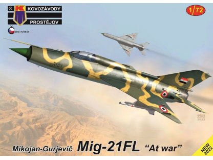 KOVOZÁVODY 1/72 MiG-21FL At war