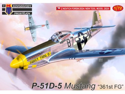 KOVOZÁVODY 1/72 P-51D-5 Mustang 361st FG 3x camo