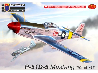 KOVOZÁVODY 1/72 P-51D-5 Mustang 52nd FG 3x camo