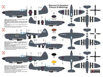 KOVOZÁVODY 1/72 Supermarine Spitfire PR. Mk.XI D-Day Markings