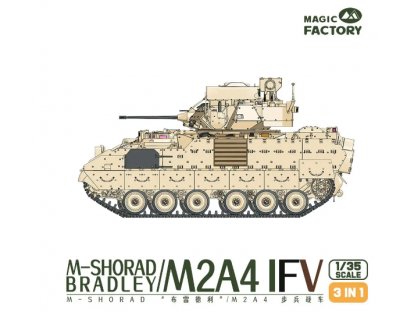 MAGIC FAC 2004 1/35 M2A4 M-Shorad Bradley IFV 3 in 1