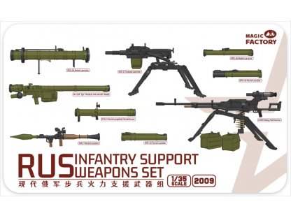 MAGIC FAC 2009 1/35 RUS Infantry Support Weapons Set