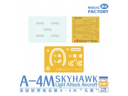 MAGIC FAC 5002 1/48 A-4M Skyhawk Light Attack Aircraft 2 in 1