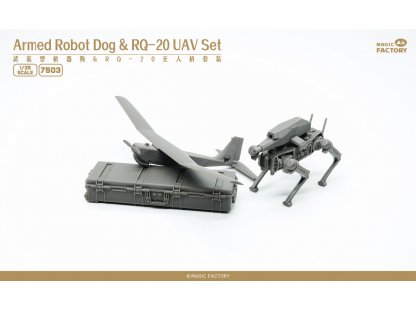 MAGIC FACTORY 1/35 Armed Robot Dog & RQ-20 UAV Set