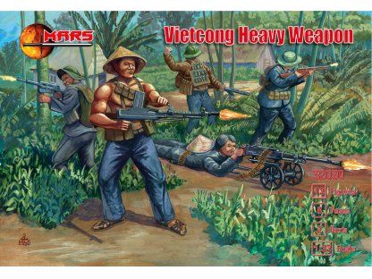 MARS 1/32 Vietcong Infantry with Heavy Weapons