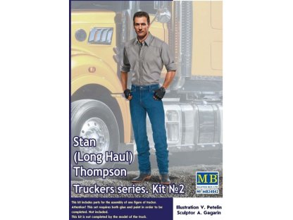 MASTERBOX 1/24 Stan(Long Haul) Thompson.Truckers series