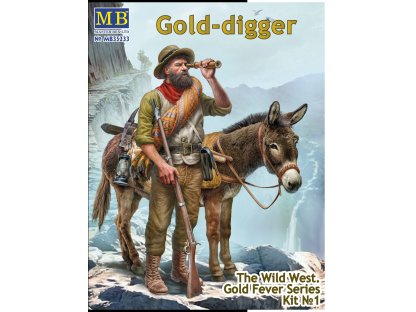 MASTERBOX 1/35 Gold-Digger, The Wild West Gold Fever Series Kit No. 1