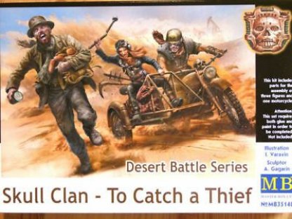 MASTERBOX 1/35 Skull clan-to catch thief-no motorcycle