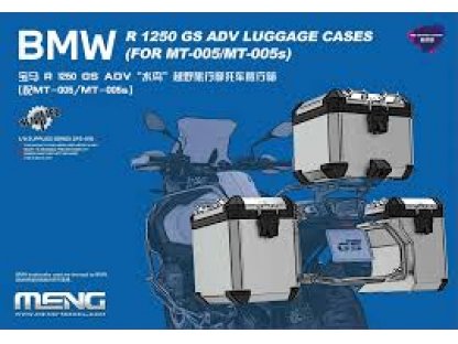 MENG 1/9 BMW R 1250 GS ADV Luggage Cases (For MT-005/MT-005s) (Pre-colored Edition)