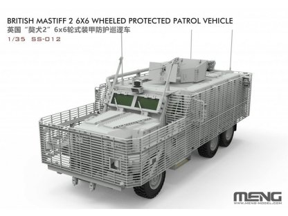 MENG MODEL 1/35 British Mastiff 2 6X6 Wheeled Protected Patrol Vehicle