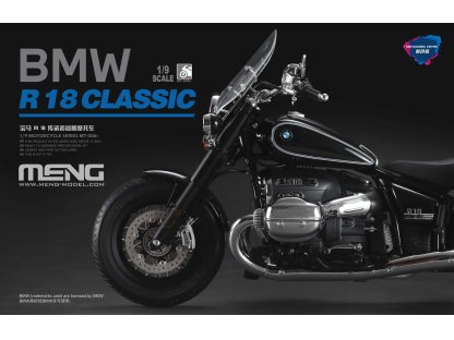 MENG MT-006S 1/9 BMW R18 Classic Pre-Colored Edition 