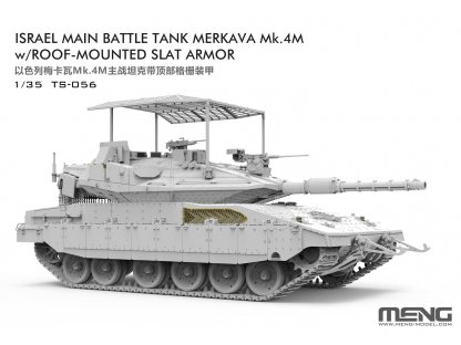 MENG TS-056 1/35 Merkava Mk.4M w/ Roof Mounted SLAT Armor Israel MBT