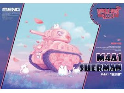 MENG WWP-002 World-War Toons M4A1 Sherman -Pink