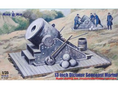 MIKROMIR 1/35 13 inch Dictator Seacoast Mortar