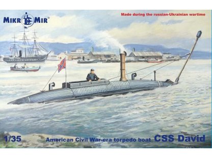 MIKROMIR 1/35 American War era Torpedo boat CSS David