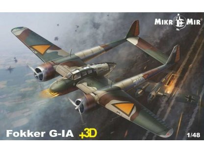 MIKROMIR 1/48 Fokker G-1A + 3D detail Set