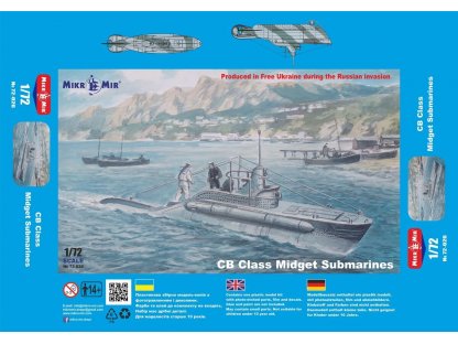 MIKROMIR 1/72 CB Class Midget Submarines