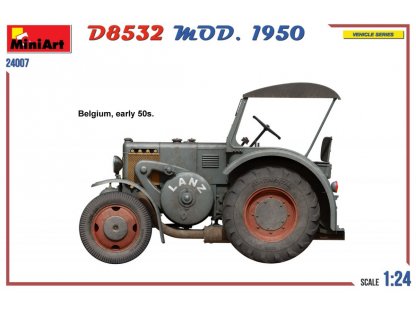 MINIART 1/24 D8532 Mod. 1950 German Traffic Tractor