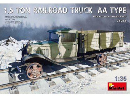 MINIART 1/35 1,5 Ton Railroad Truck AA Type