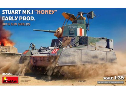 MINIART 1/35 35423 Stuart Mk.I Honey Early Prod. w/ Sun Shields