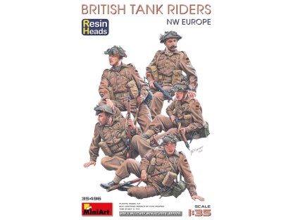 MINIART 1/35 35496 British Tank Riders NW Europe