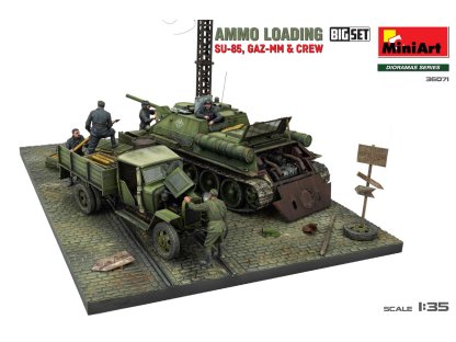 MINIART 1/35 36071 Ammo Loading SU-85, GAZ-MM & Crew Big Set