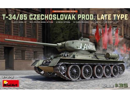 MINIART 1/35 37078 T-34/85 Czechoslovak Prod. Late Type