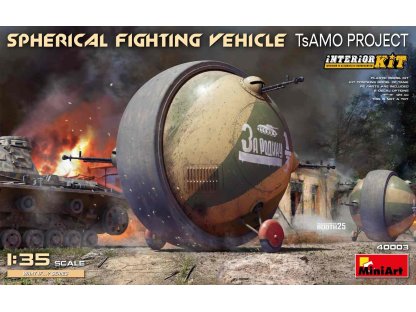 MINIART 1/35 40003 Spherical Fighting Vehicle TsAMO Project Interior Kit